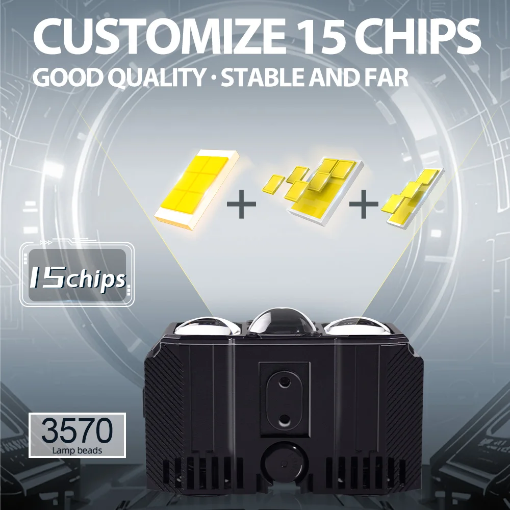 Ake Yellow Mini Driving Lights Car Led Headlight Universal 4300k Motorcycle Led Ake Yellow Mini Driving Lights Car Led Headlight Universal 4300k Motorcycle Led
