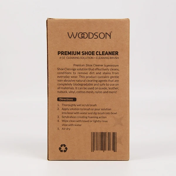 WOODSON Factory Directly 200 ml Sneaker Shoe Cleaner Kit Shoe Fabric Cleaning Liquid Remove Stains With PP Brush