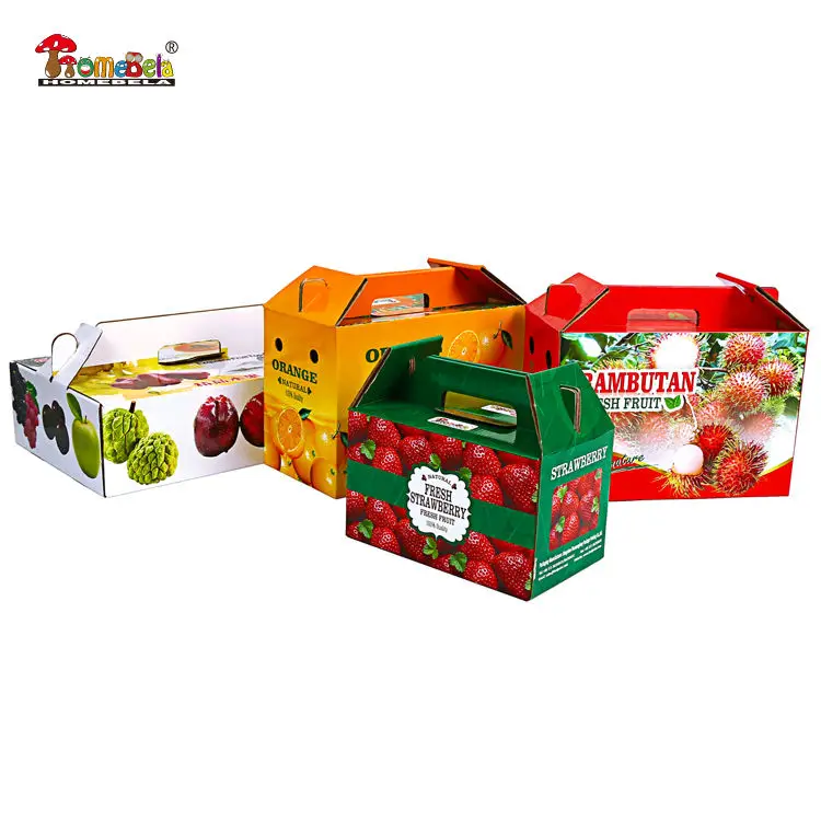 Custom Fruit Carton Packaging Boxes - Recycled & Eco-friendly