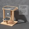 Large bed cat tree with blanket mat