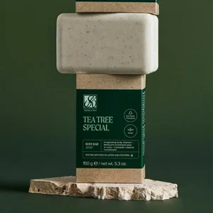 Custom Deeply Cleansing Tea Tree Soap Bar Calming Refreshing Acne Care Brightening Whitening Bleaching Moisturizing