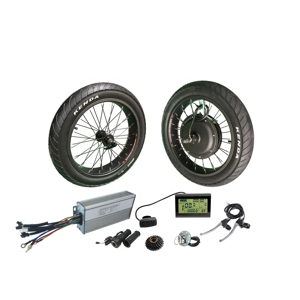 NBpower 48V 2000W ファットタイヤ 電動自転車モーター変換キット 20x4