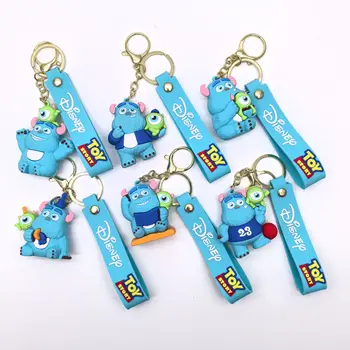 New Big Eyed Hair Monster Keychain Pendant Car Bag Cute Couple Keychain Small Gift Doll Pendant