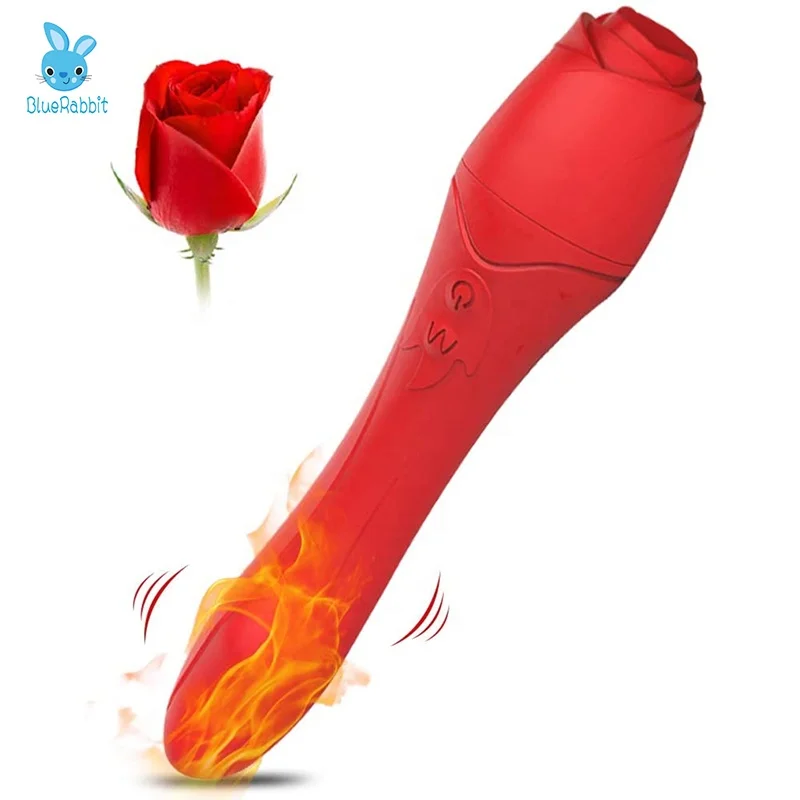 Heating Rose G Spot Vibrator Dildos For Women Vagina Female Vibrator Clitoris Stimulate Adult Sex Toys For Women Massager Nipple Buy Heating Rose G Spot Vibrator Dildos For Women Vagina Heated Rose