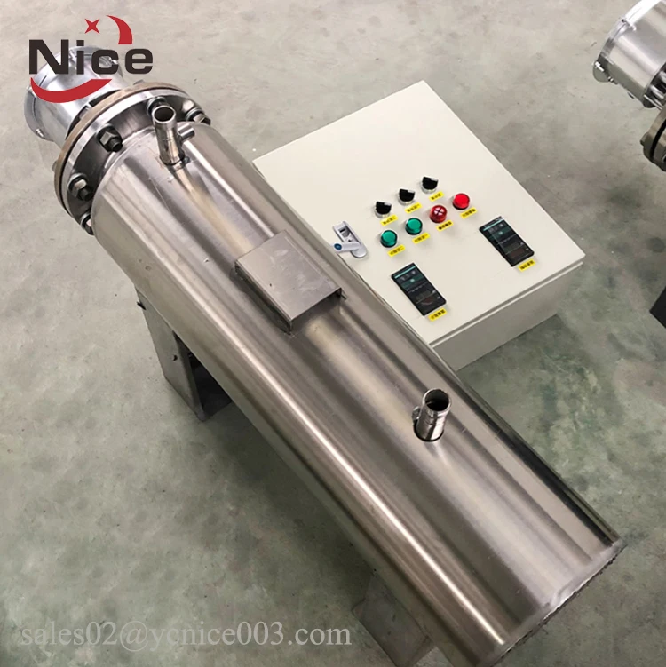 Horizontal Electric Pipeline Air Circulation Heater 100KW