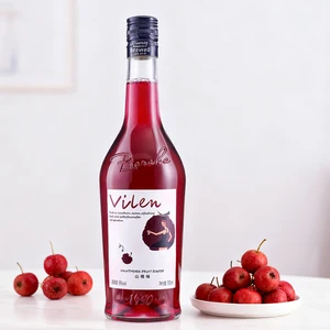 Bulk Procurement 700ml 8% Alcohol by Volume Mellow Sweet Hawthorn Flavor Liqueur Soju Wine Supermarket bar Cafe Gift 12 Bottles
