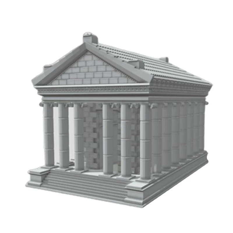 product custom architecture famous buildings sculpture souvenir gypsum building model resin landmark garni temple miniature-4