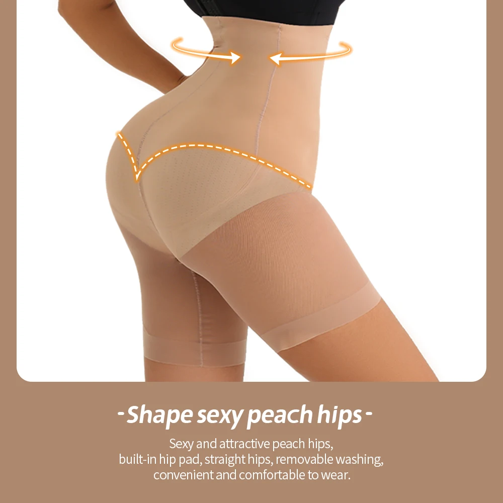 Body Shaper Slim Briefs High Waist Tummy Pants Slimming Pants Underwear  Shape Wear Female Solid Color Body Shapers