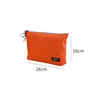 Orange taille moyenne-enduit de silicone-ultra léger imperméable