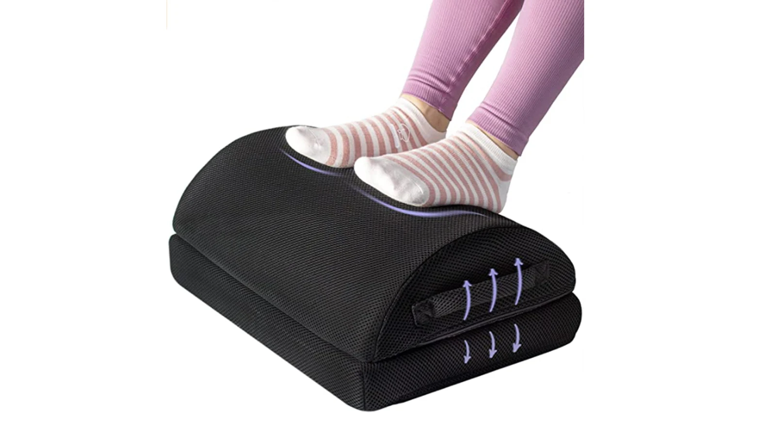 High Resilience Foam Rest Cushion Half Moon Foot Pillow Memory Foam