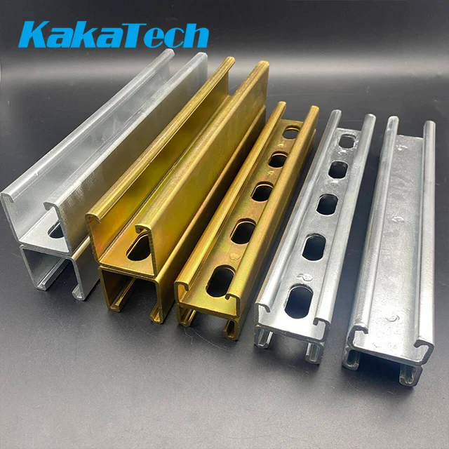 Galvanized 41x41 12Ga Unistrut Strut Channel with 2'' Slotted| Alibaba.com