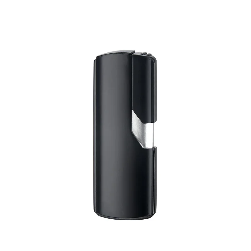 Refillable Windproof Small Metal Lighter Custom logo Straight Blue Jet Flame Cigar Torch Lighter