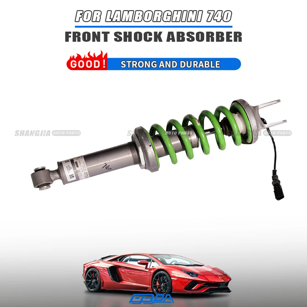 Front Shock Absorber Fit For Lamborghini Aventador 740 Original Used High Quality Spring Shock Absorber 470412019AG Green Spring