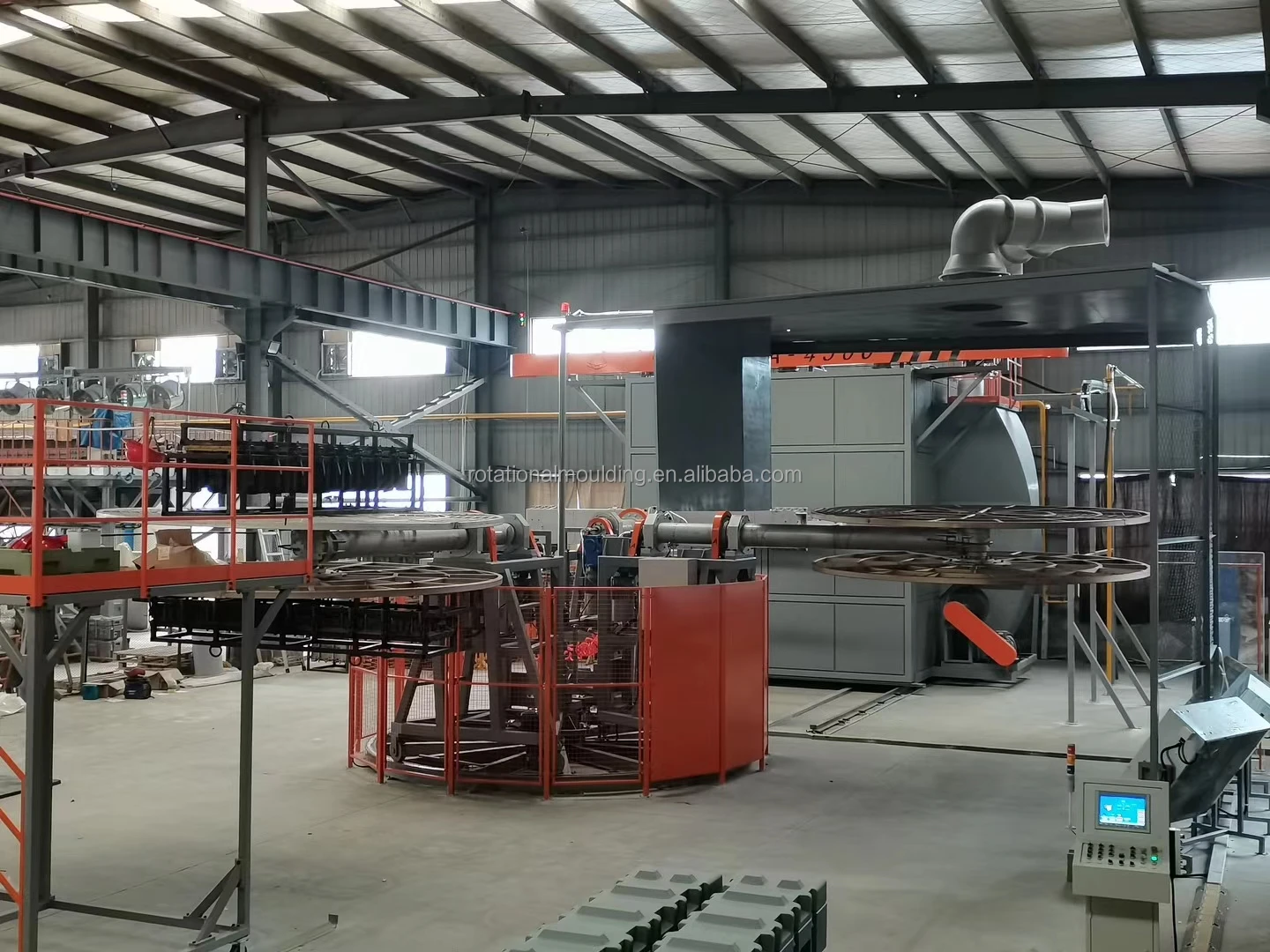 Rotational Molding Machine - Buy Roto Moulding Machine,Multi-arm ...