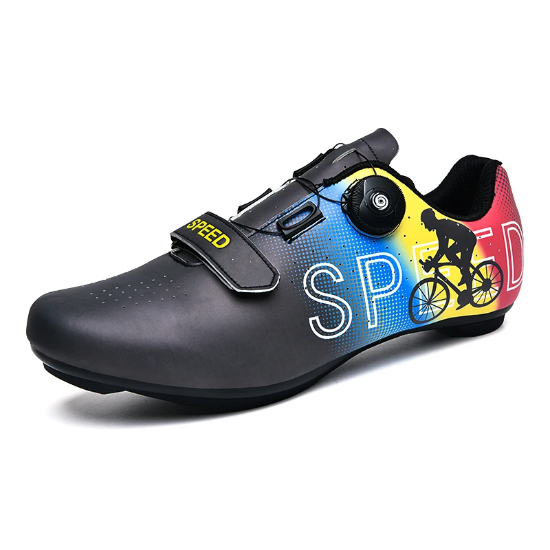 Ultralight Road Mountain Cycling Shoes Men Self-locking SPD Bike Bicycle Sneaker 