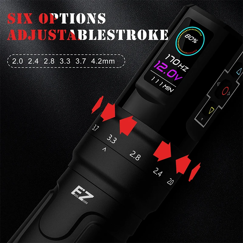 k3 ワイヤレス　タトゥーマシン LCDディスプレイワイヤレスペンタトゥーマシンK3