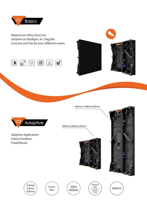 Exhibition Backdrop Indoor Full Color LED Display P3.91 Rental Screen