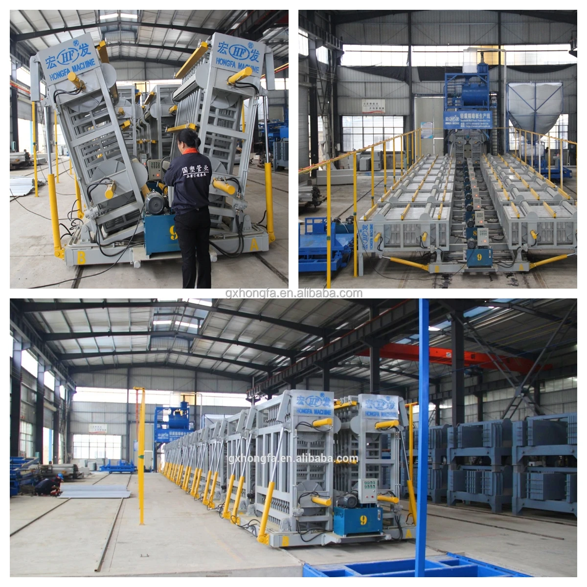 Precast Concrete Hollow Core Slab Production Line - Automatic Wall ...