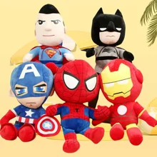 Marvel Super Hero Plush Figure Toys Kids Gifts Claw Machine Doll Popular Cute Cartoon Character Plush Toys for Children