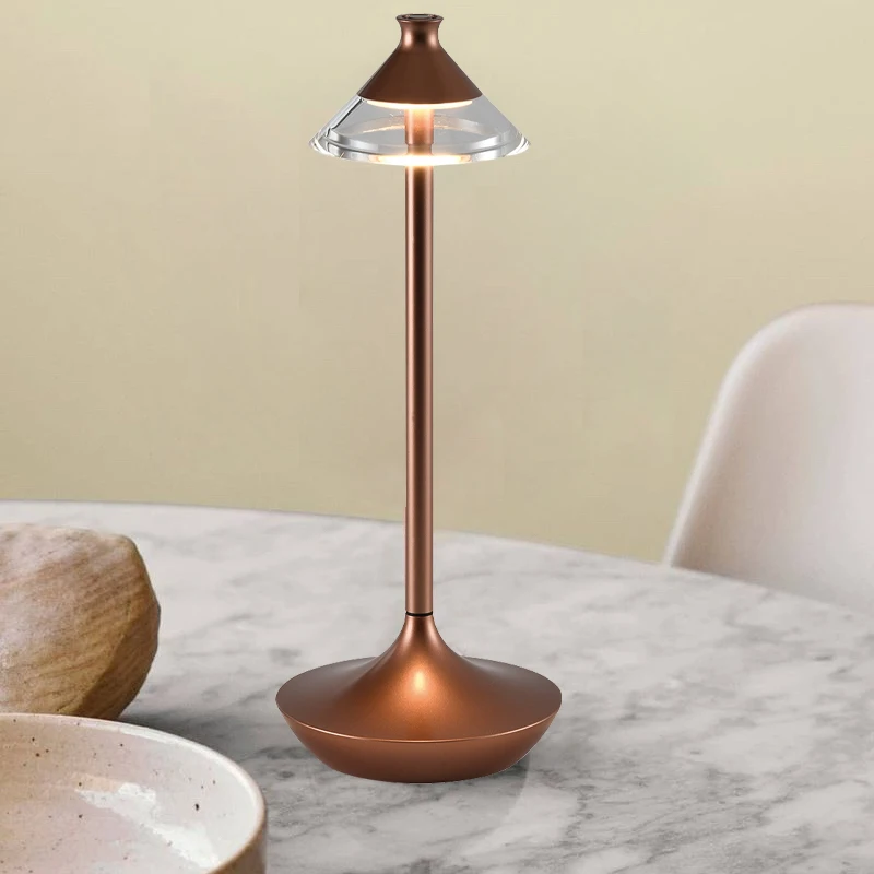 product new style dimmable home decor lampe de table led gold usb rechargeable battery cordlesstable lamps luxury gift-37