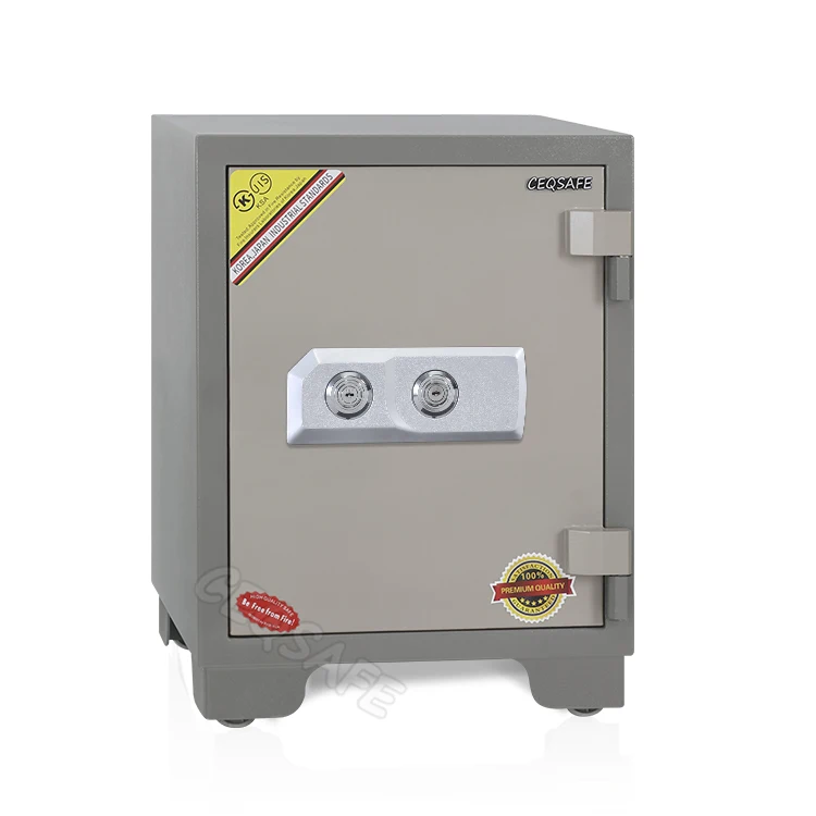 CEQSAFE Steel Fire Resistant Box Safe Sentry Double Key Lock Home Cabinet Fire Proof Safe
