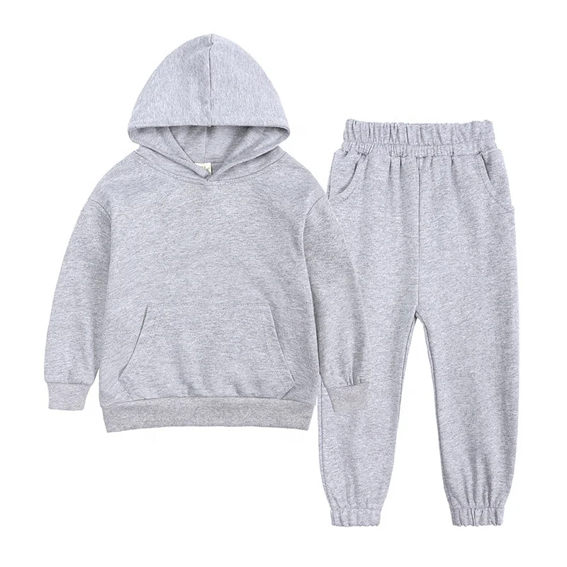 Fall Winter 2025 Boys Girls Children’s Clothing Jogger Kids Sweatpants and Hoodie Set Kids Tracksuits Sweatsuit Unisex Sets