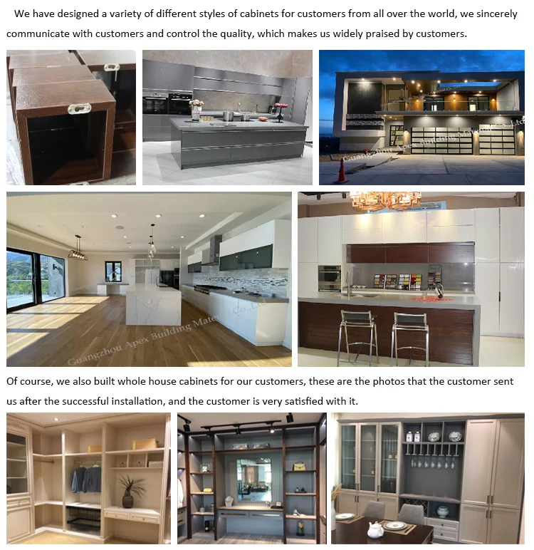 Red Oak Custom Made Modern Kitchen Designs - Luxury High Gloss