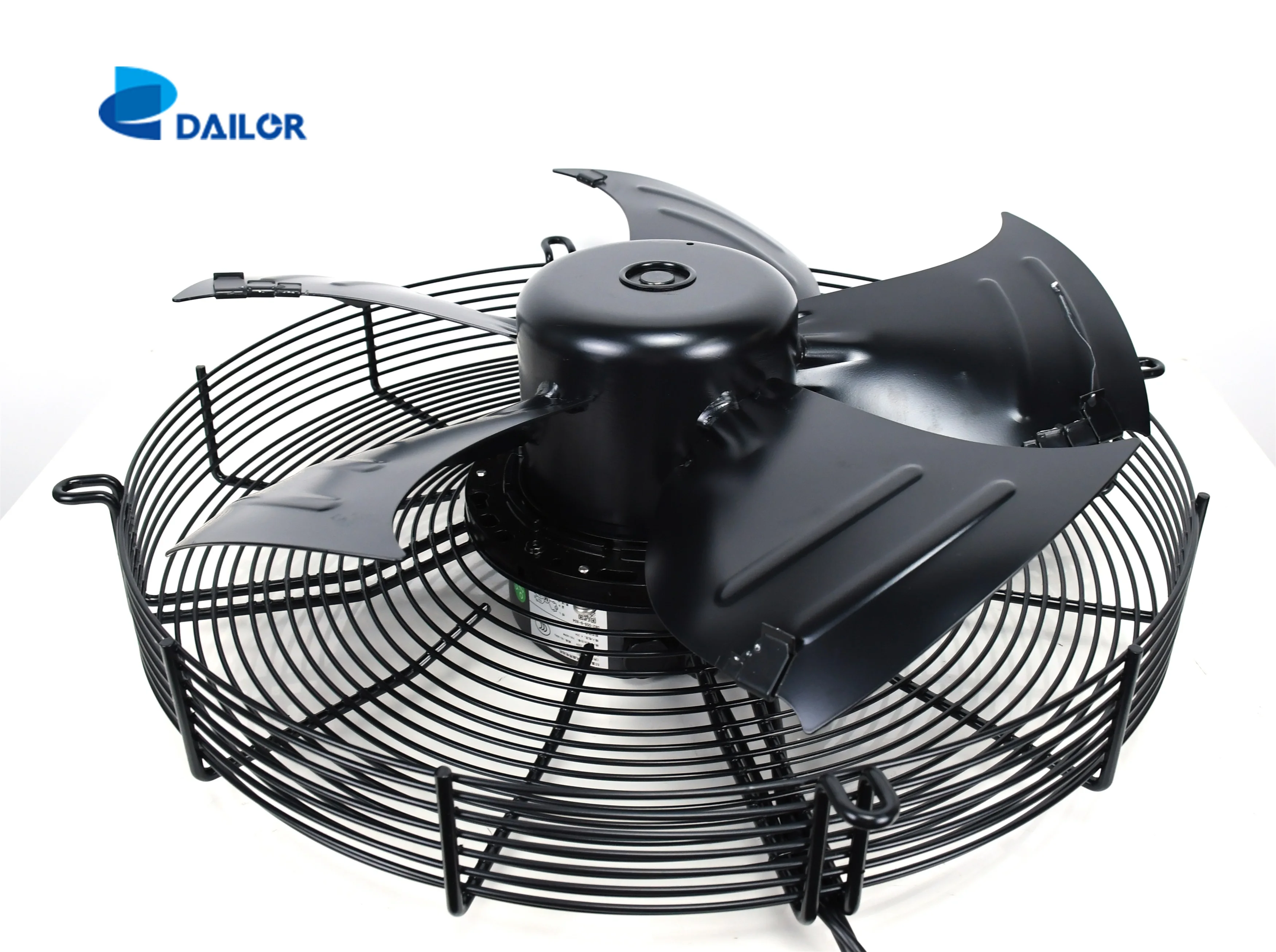 EC 1200W Axial Fan 550mm SPCC Blade 380V 12440m3/h Air Flow Wall-Mountable HVAC Industry Air-Conditioning Fans Restaurant Retail factory