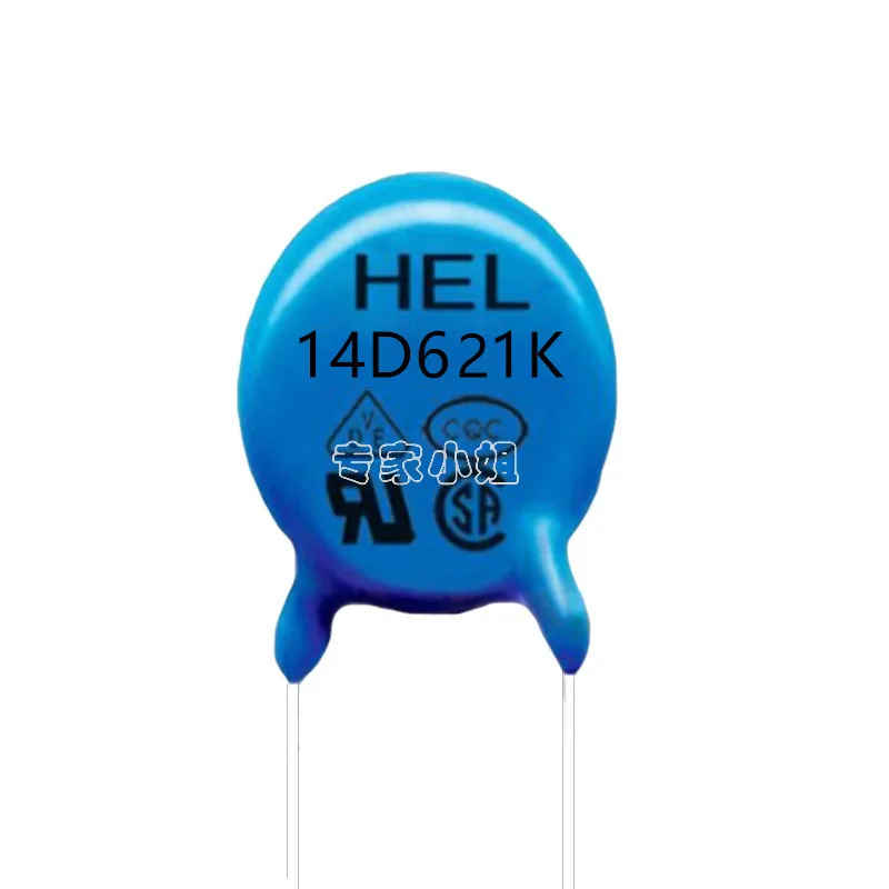 HEL Metal Oxide Varistor 14d621 Blue Chip Varistor 620v Voltage Dependent Resistor 621Kd14 VDR  Voltage Resistor Zinc Oxide