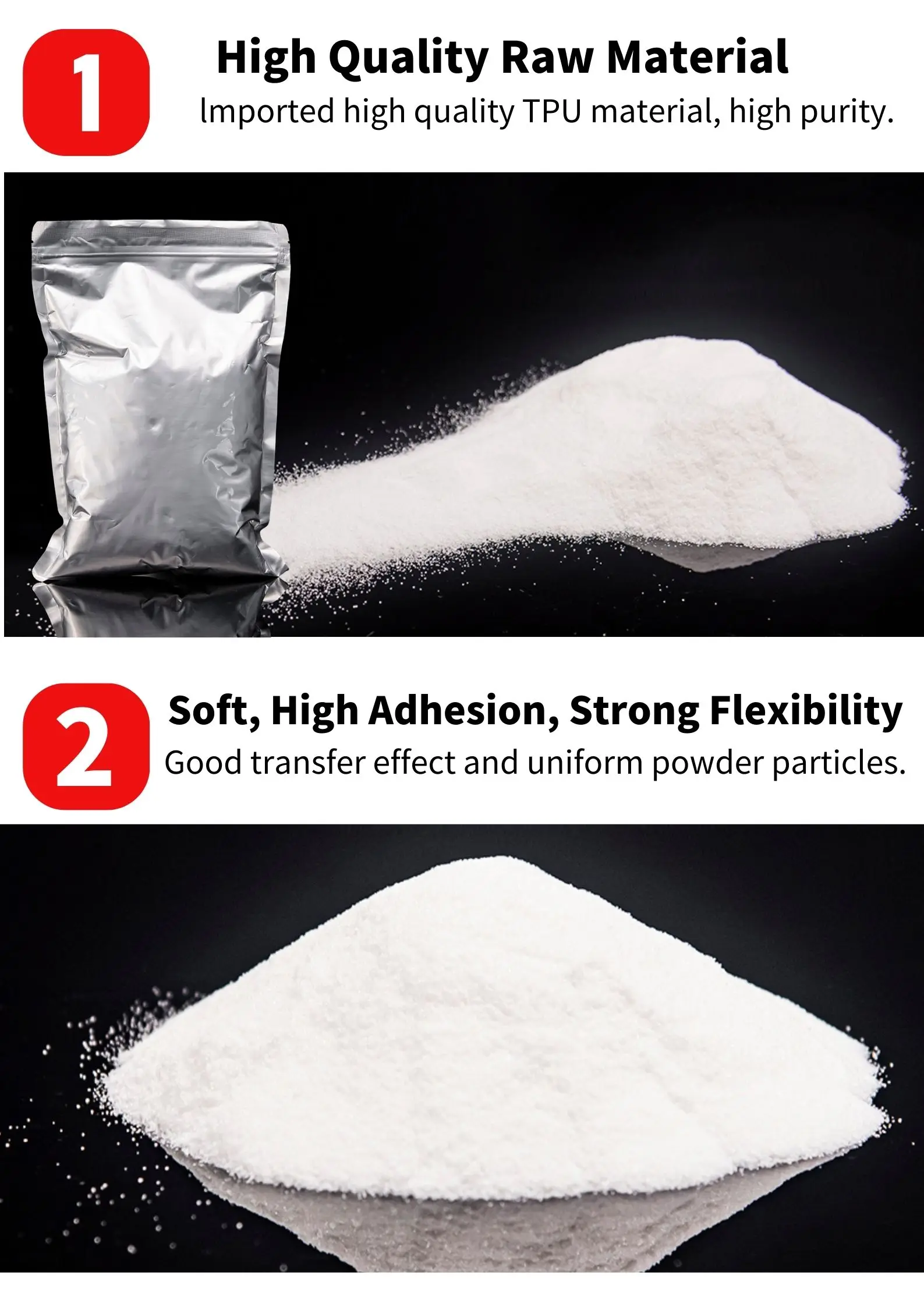 DTF Hot Melt Adhesive Powder - Perfect for PET Film Transfer