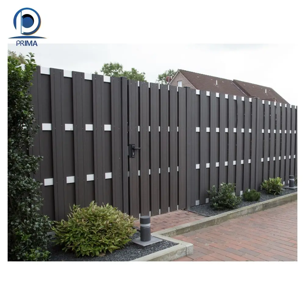 Source PRIMA Modern Customized Size Wpc Fence panel Online Technical Support High Quality Wpc board Fence on m.alibaba