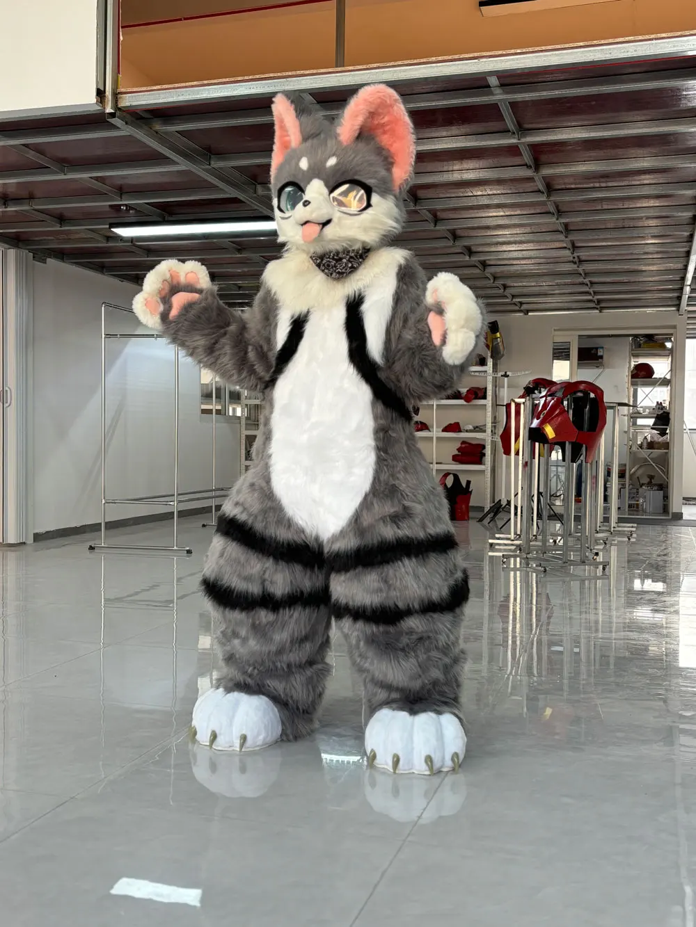 Plush Fursuit Kig Furry Costume Fursuit Cat Fursuit Anime Cosplay