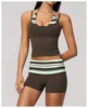 Brown striped shorts se