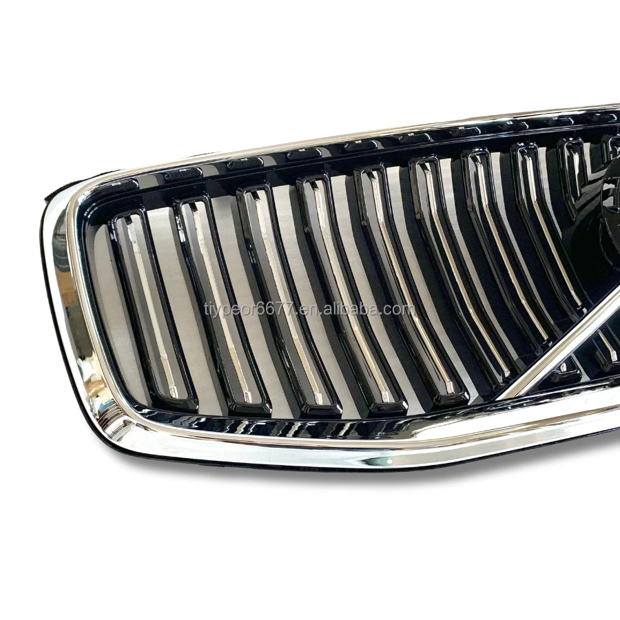 product tiypeor front bumper hood upper modified grille assembly with camera for volvo s60 2019   2021 modified oem 32132217-4