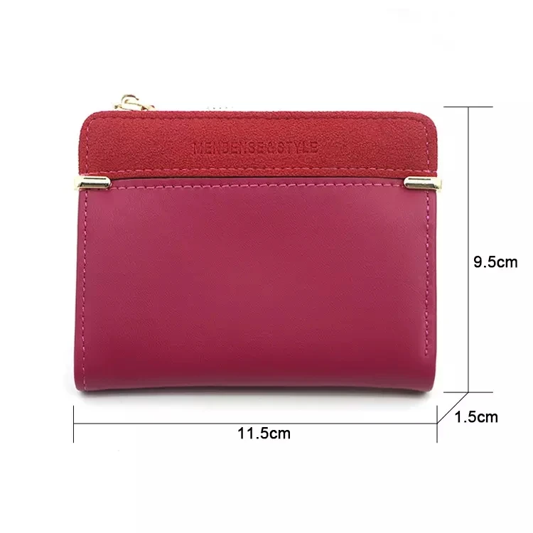 Wholesale minimalist slim custom designer ladies wallets card holder for  women fashionable pu leather luxury From m.