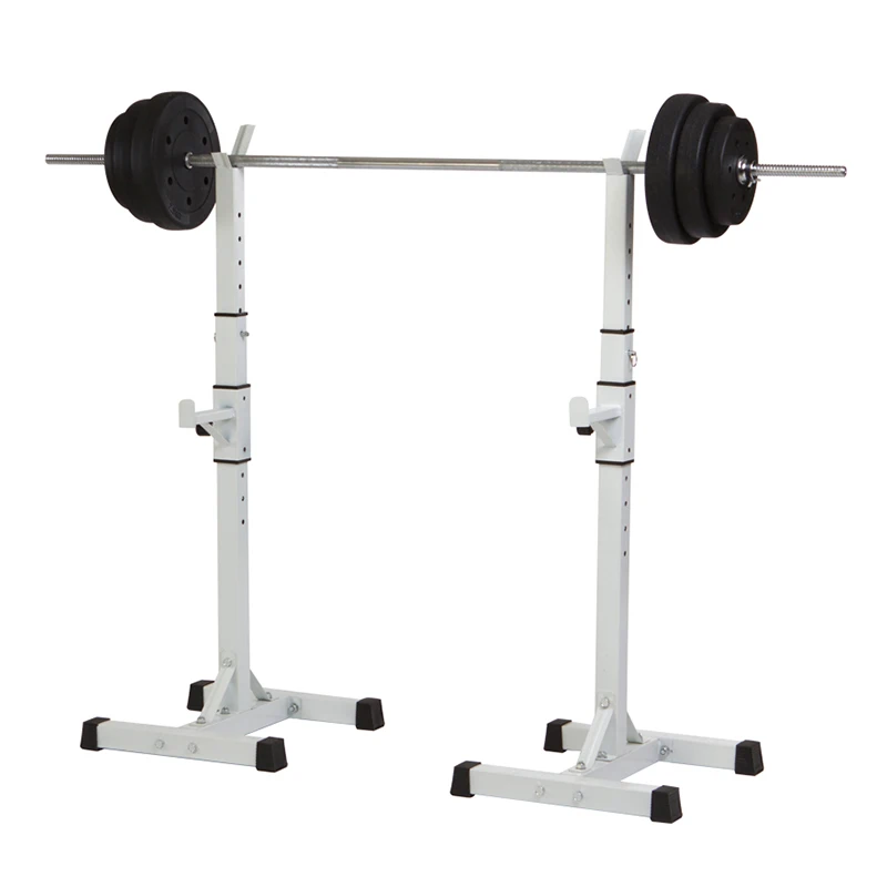 Vertical Squat Rack Gym Equipment Height Adjustable Stand Barbell Rack ...