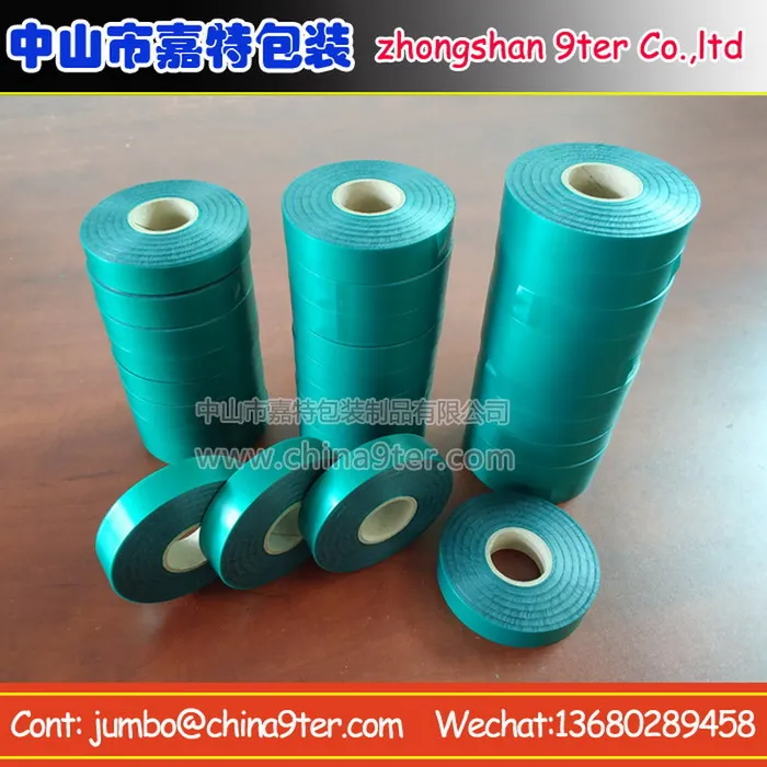 Customized 6mil Plant Tie Tape Green Garden Tape,60 /120 Rolls Per