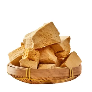 Handmade Sour Honeycomb Malt Candy Blocks Customizable OEM Cross-Border Export for Latte Coffee Snacks Companion Bulk Mint