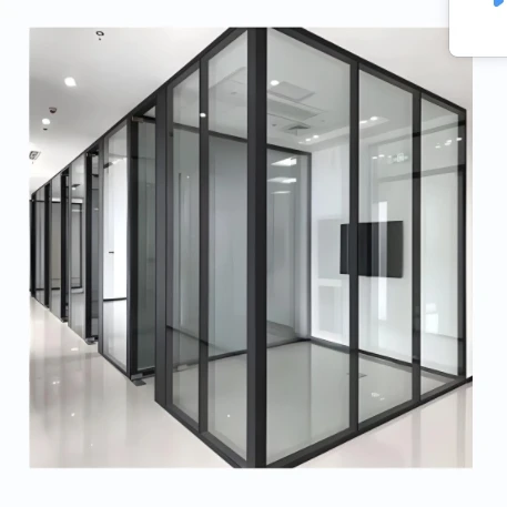 Office glass partition wall Soundproof glass Safety Tempered Glass