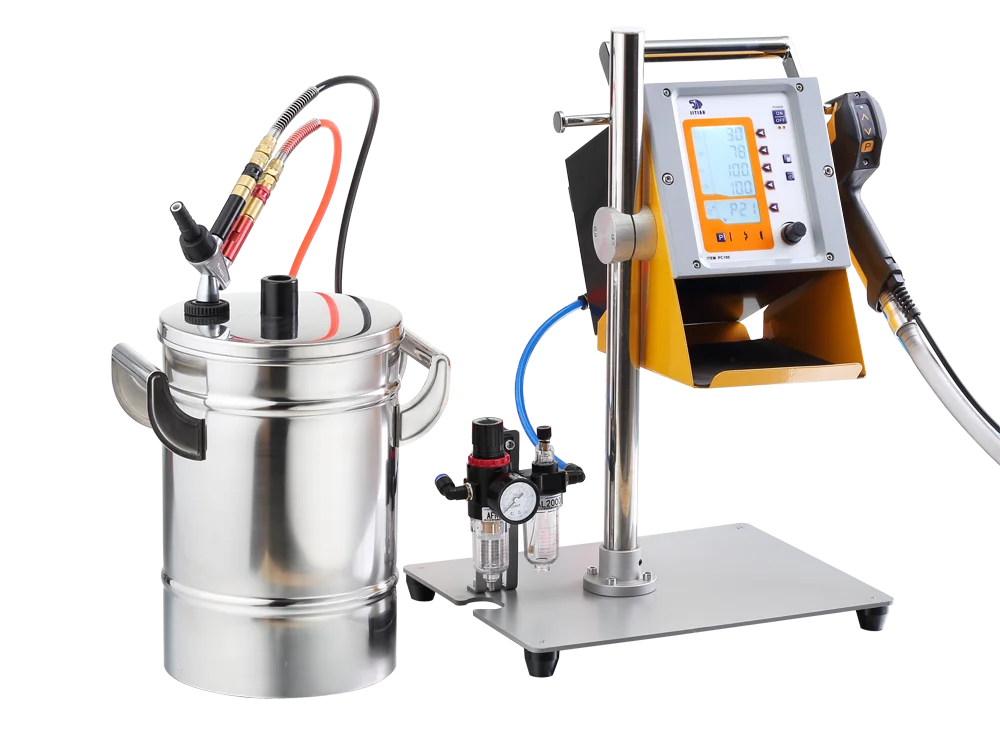 New DIY Metal Coating for Steel Substrates Powder Coating System Spray Painting Way Engine Core Components Painting Equipment