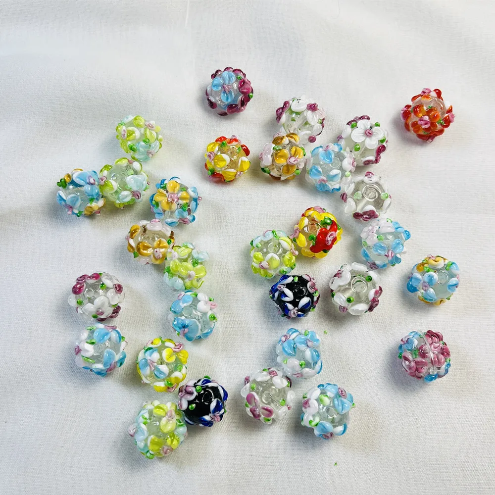 Wholesale Glass Beads Flower Shape For Jewelry Making - Buy Lampwork ...