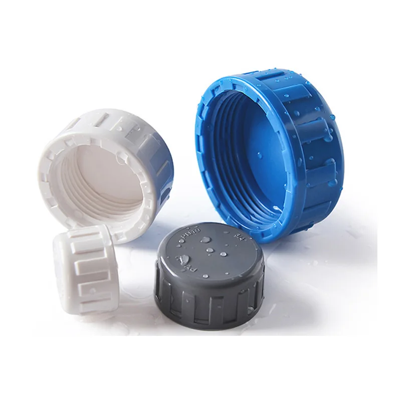 PVCパイプ継手エンドキャップPVC-U ''3/4'' BSPめねじキャップ