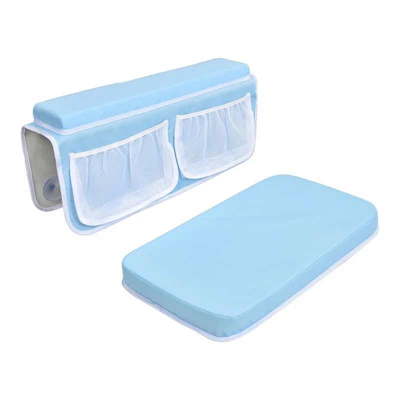 Bathroom Time Bath Kneeler Mat for Mom Tub Bathing Kneeler with Elbow Pad Rest Set