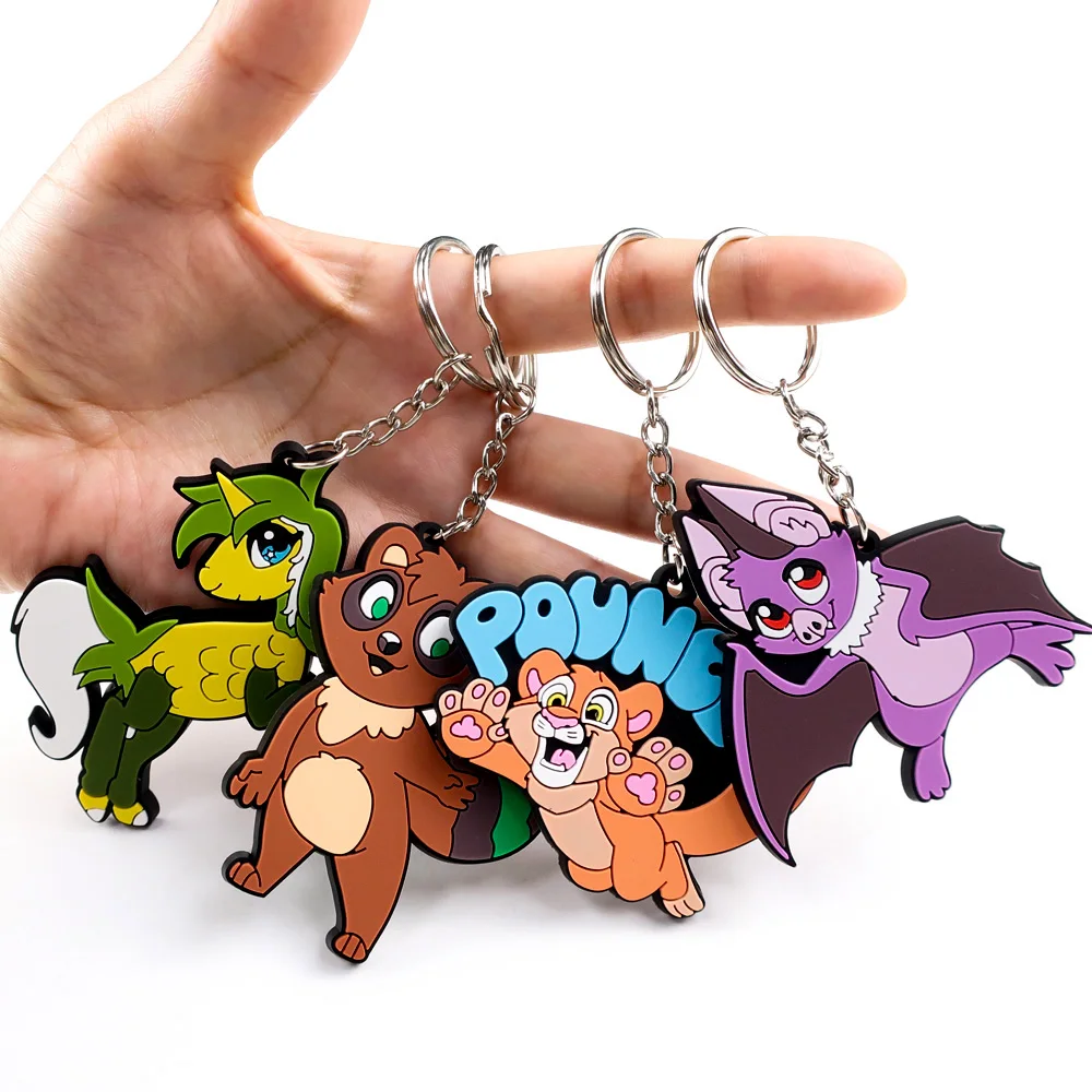 Kobeleen Porte-clés Queue D'Animal Personnalisé - Cadeau Mignon Et Original Pour Femmes Et Filles
