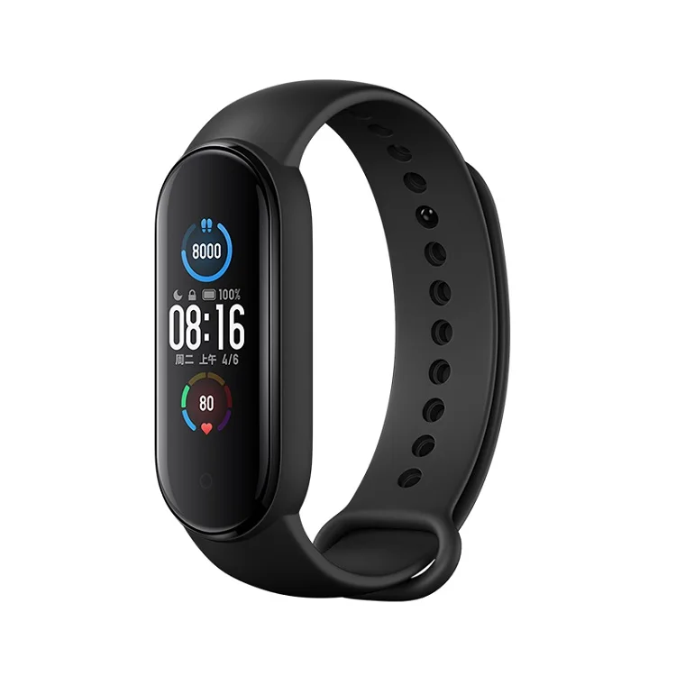 Оригинальный браслет Xiaomi Miband 5, глобальная версия, спортивный водонепроницаемый браслет, пульсометр, фитнес-часы, Xiaomi Mi Band 5
