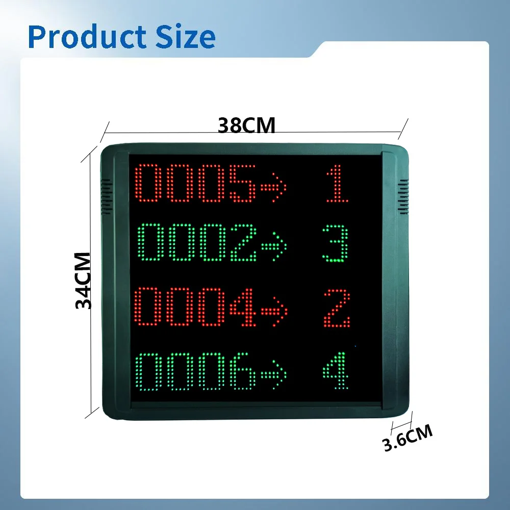 Queue Calling System Ticket System Digital Number Display Ticket Counter Machine for Clinic Bank Office Customers Number Waiting