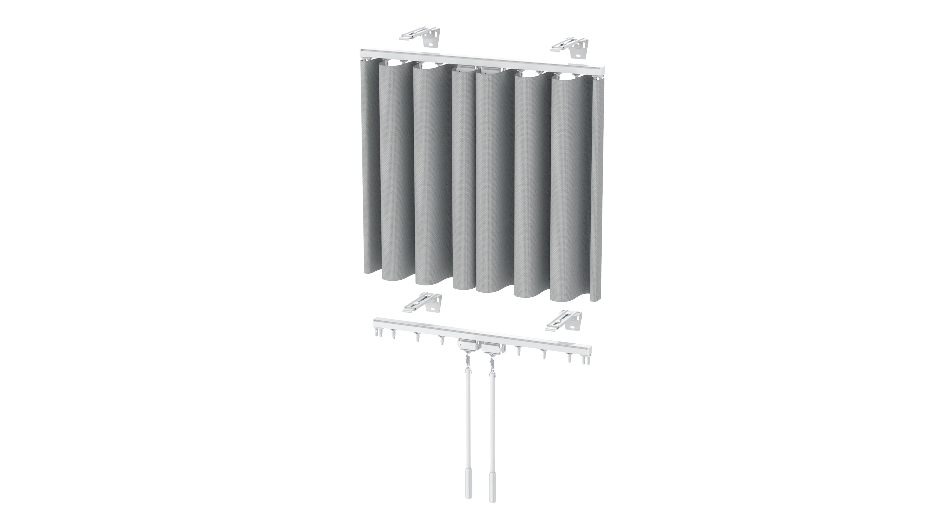 S 폴드 커튼 레일 리플 폴드 커튼 블라인드용 스냅 후크 펜던트 제품