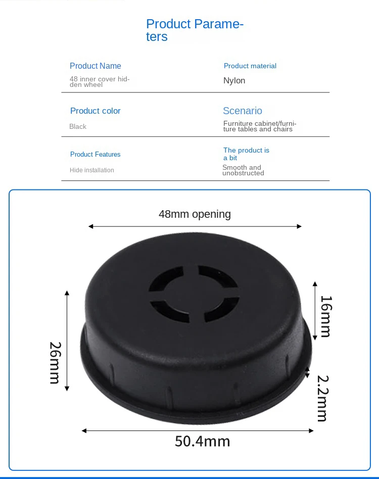 Concealed Audio Equipment Furniture With Builtin Nylon Casters Hidden Wheel Casters Office Desk