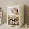 Milky white [with combination lock, light, and mirror]