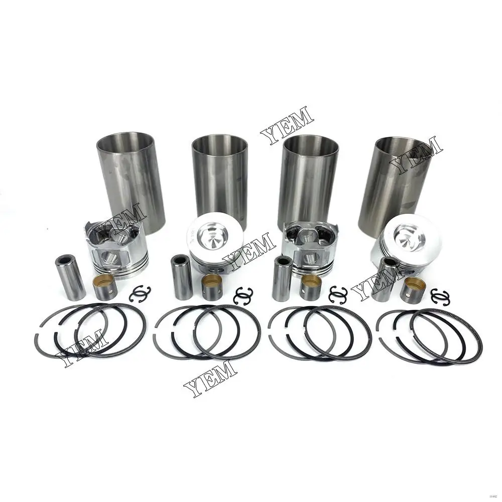 4TNE82 Repair Kit With Cylinder Piston Ring Liner for Yanmar Excavator Tractor Forklift Spare Parts